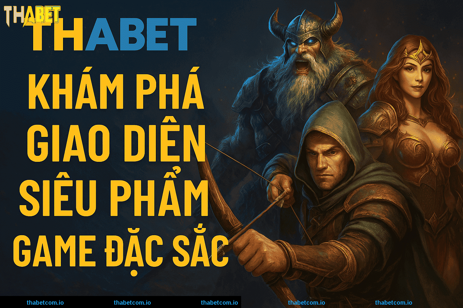 Khám phá giao diện siêu phẩm game đặc sắc tại THABET